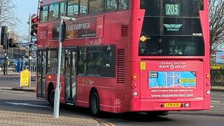 Here is the 203 bus in Staines Sunday 28 January 2024 [upl. by Rennold255]