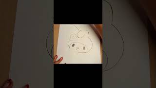 How to draw My Melody 🐰⎥ Tutorial Beginner Friendly⎥ Step by Step [upl. by Hisbe]