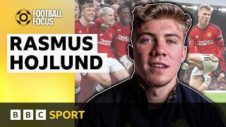 Rasmus Hojlund Manchester United forward on lifelong dream that became a reality  BBC Sport [upl. by Feinstein]