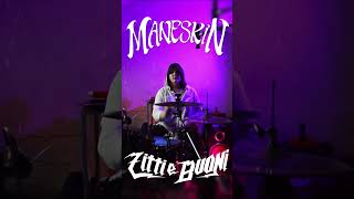 Maneskin  Zitti e buoni maneskin drumcover music [upl. by Norabal147]