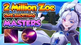 ⭐🏓 2 MILLION MASTERY ZOE GIVING YONE WHAT HE DESERVES  Erick Dota Unedited [upl. by Crisey]