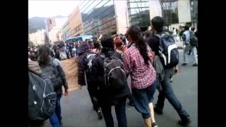 Universidad Pedagogica Nacional  Miercoles 22 de Abril de 2015 Movilización y Disturbios [upl. by Ibson]