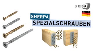 SHERPA Spezialschraube  Die Systemschraube für mehr Sicherheit und Leistung im Holzbau 🔩➕🌲 [upl. by Moira]