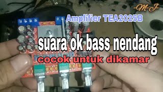 Review amplifier tea2025b 21 channel suara ok bass ok [upl. by Ulyram]