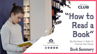 How to read a book  By Mortimer Adler  Book Summary [upl. by Nelon868]