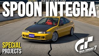 GT7  Spoon Integra Type R DC2 Build Tutorial  Special Projects [upl. by Healy]