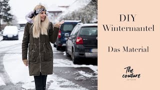 Wintermantel selber nähen Tipps zum Material the couture [upl. by Lomasi]