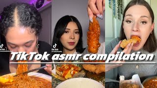 tik tok asmr compilation 💗pt 1  viral tik tok mukbungs complication [upl. by Madelyn]