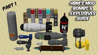 HBMs Mod BOMB amp EXPLOSIVES Guide  PART 1  Non Nuclear Bombs  Land Mines and Basic Explosives [upl. by Kcuhc]