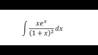 Calculus Help Integral xex  1  x2 dx  Integration by parts [upl. by Apur]