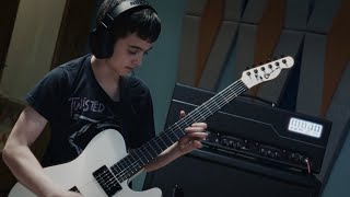 12 yr old Composes Solo for quotHeretic Anthemquot by Slipknot  OKeefe Music Foundation [upl. by Mchenry266]