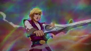 HeMan Transformation Netflix Masters of the Universe Revelation But with Sailor Moon Music [upl. by Ringler]