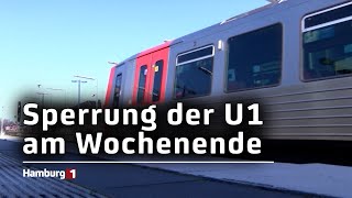 WochenendSperrung auf der Linie U1 zwischen Ahrensburg West und Großhansdorf [upl. by Riha]