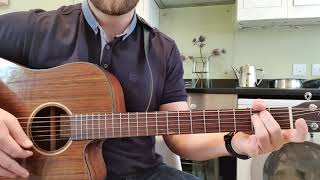 How to play A LITTLE RESPECT By Erasure  Wheatus on Guitar [upl. by Loziram70]