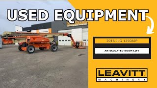 USED 2016 JLG 1250AJP ARTICULATED BOOM LIFT  LEAVITT MACHINERY USED EQUIPMENT [upl. by Netsirt627]