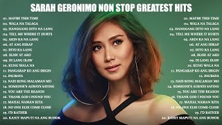 Sarah Geronimo NON STOP Greatest Hits  The Best of Sarah Geronimo Full Album Playlist 2024 [upl. by Refinne59]