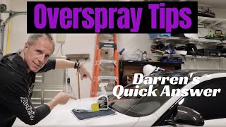 Overspray on Car Darrens quick tips for car paint overspray removal [upl. by Ellecrad774]