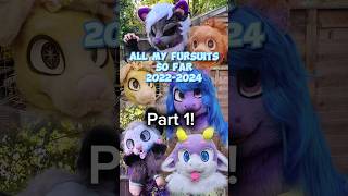 All the fursuits Ive made so far part 1 fursuit showcase [upl. by Argyres790]