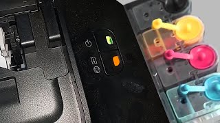 Canon iP2770 blinking Error 5 or 15 times The following ink cartridge cannot be recognized [upl. by Desdee832]