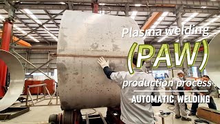 Ritai vessels using automatic plasma welding [upl. by Stone]