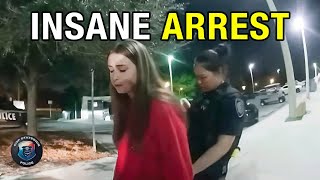 Shocking Police Arrest Woman After Getting A DUI WITHOUT Driving And Get Instant Karma [upl. by Eterg]