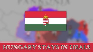 What if Hungary never migrated into Europe Alternate History map speed art [upl. by Tsai]