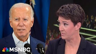 See Maddow MSNBC panel react to Biden statement on report of confrontation with Dem leadership [upl. by Hniht]