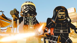 LEGO Star Wars The Force Awakens All First Order Missions in Jakku HUB [upl. by Aseeral]