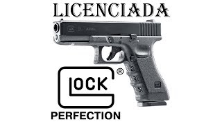 Pistola Airsoft CO2 Oficial Glock G17 Licenciada  Blowback  Envio no mesmo Dia [upl. by Zephaniah84]