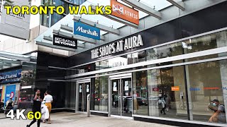 Downtown Torontos Dead Mall  The Shops at Aura Walk on Sept 3 2020 4K [upl. by Alain]