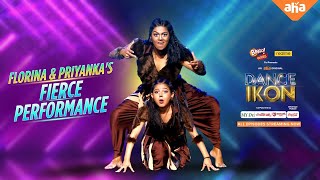 Florina amp Priyanka Full Dance Performance  PREFINALE  Dance IKON  Ohmkar  ahaVideoIN [upl. by Oiliduab]