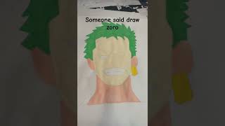 Drawing Zoro [upl. by Llehcim840]