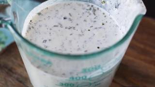 How to Make Homemade Ranch Dressing [upl. by Roxana]