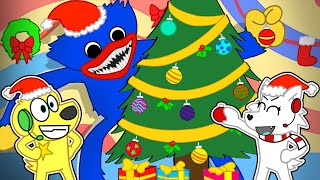 CHRISTMAS WITH HUGGY WUGGY Roblox FLOPPY PLAYTIME Christmas Update [upl. by Ylirama]