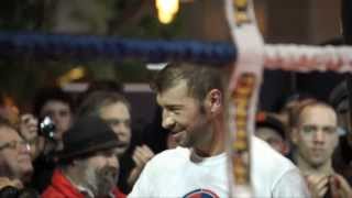 Pascal Vs Bute Lucian Bute Public Training  By Way Productions [upl. by Steinway140]