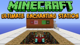 Minecraft Ultimate Enchanting Station Tutorial [upl. by Fiona]