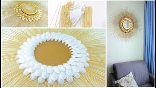 Home decor DIY room decor Wall hanging craft idea Best out of waste [upl. by Falcone718]