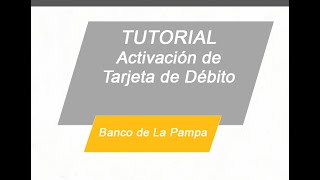 ¿Cómo activo mi Tarjeta de Débito [upl. by Tezile702]