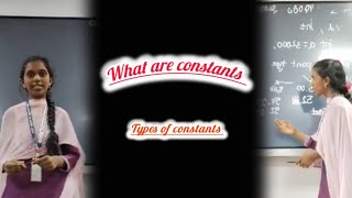 Constants and Types of Constants TTL [upl. by Adnor]