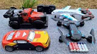 Rc Cars Remote ControlRc TruckRc Quadcopter and Aerobus Radio Control Unboxing Flying Test [upl. by Phemia]