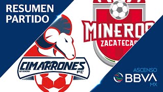 Ascenso MX Live  Cimarrones de Sonora VS Mineros de Zacatecas Live [upl. by Rozele281]