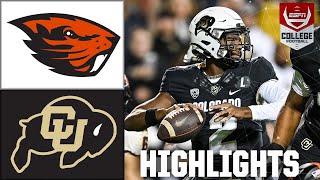 Oregon State Beavers vs Colorado Buffaloes  Full Game Highlights [upl. by Dressel]