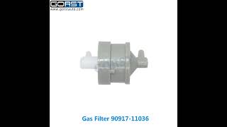 Gas Filter 9091711036 for Toyota Hilux HiAce Land Coaster [upl. by Namara]