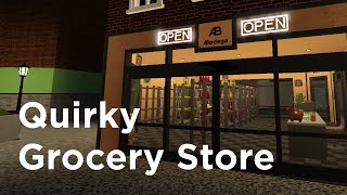 Roblox Bloxburg Quirky Grocery Store [upl. by Nadabus]