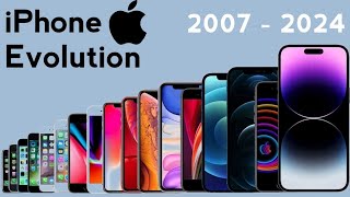 Evolution of iPhone 2007 to 2024 [upl. by Goggin98]