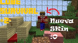 Reparando Caminos Con Una Nueva Skin D  Cube Survival 2 [upl. by Allicirp]