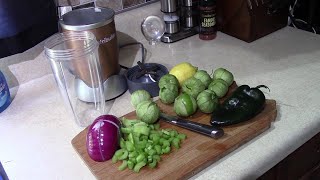 Fresh Homemade Tomatillo Salsa [upl. by Noiramed734]