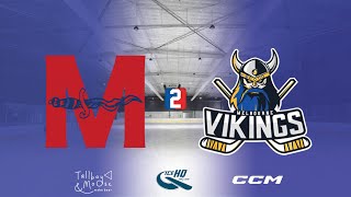 Mates v Vikings  Div 2  11th November  iceHQ Rec League ice hockey [upl. by Lattimer944]