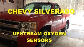 Chevy Silverado 1500 48L Upstream Oxygen Sensor Install [upl. by Gnak]