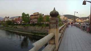 Kyoto bridge  Japan  April 2004  Panoramic  京都橋  日本  2004 年 4 月  パノラマ [upl. by Marley]